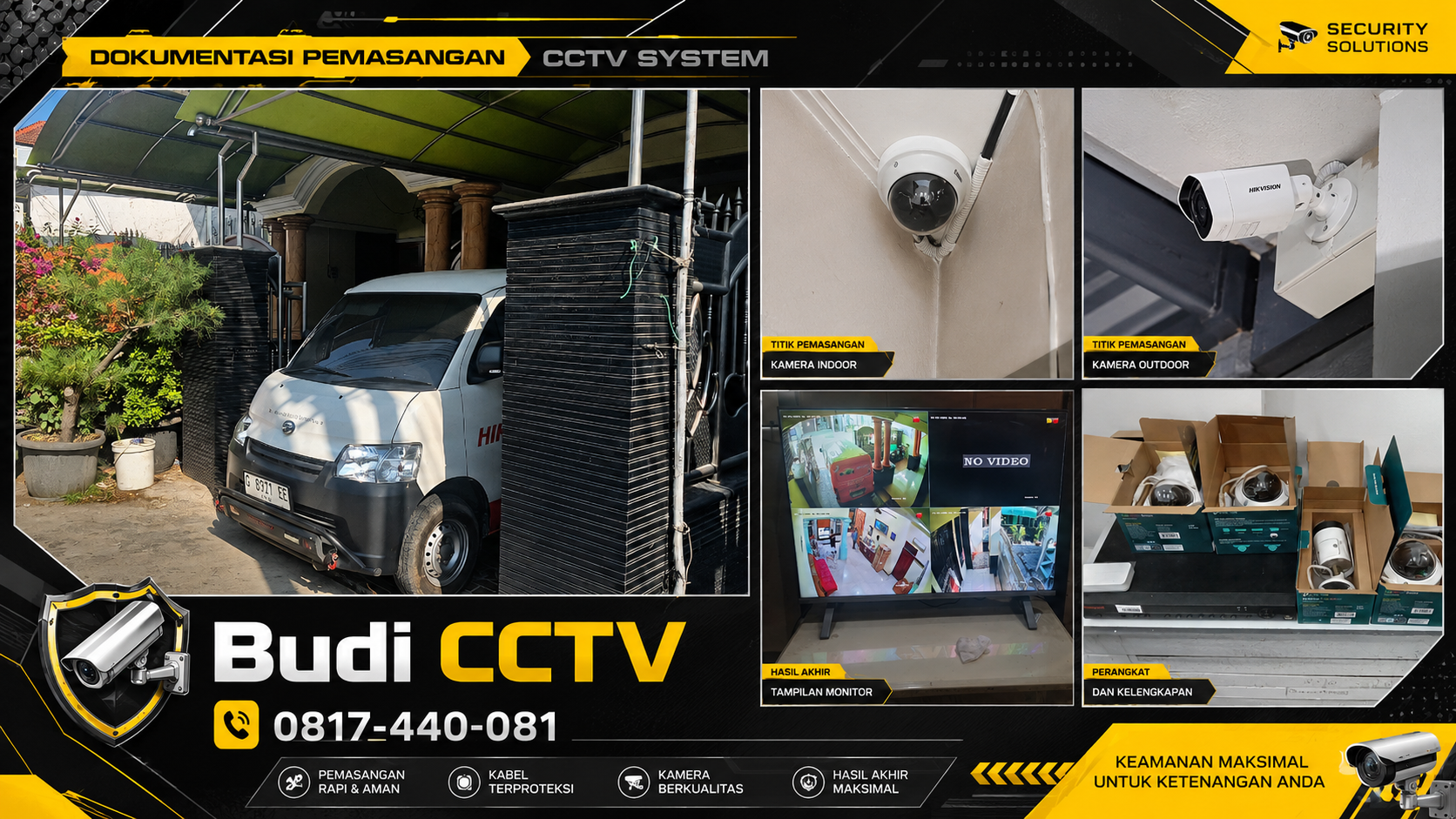 Instalasi CCTV TP-Link VIGI, Bikin Pemilik Rumah Lebih Tenang